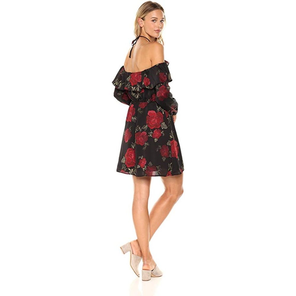 Cupcakes and Cashmere Women's Boden Printed Off the Shoulder Dress Size X-Small